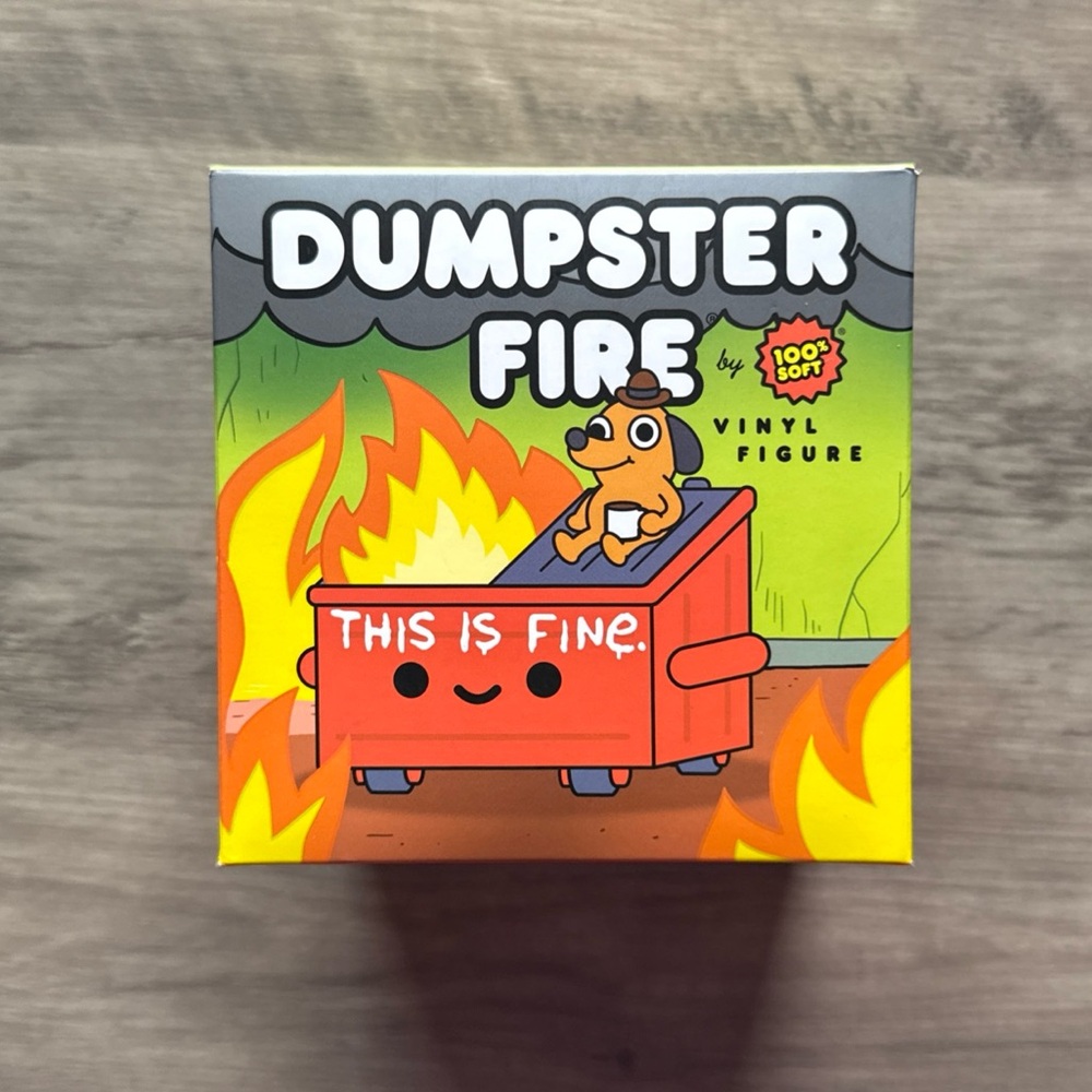 Dumpster Fire Vinyl Figure